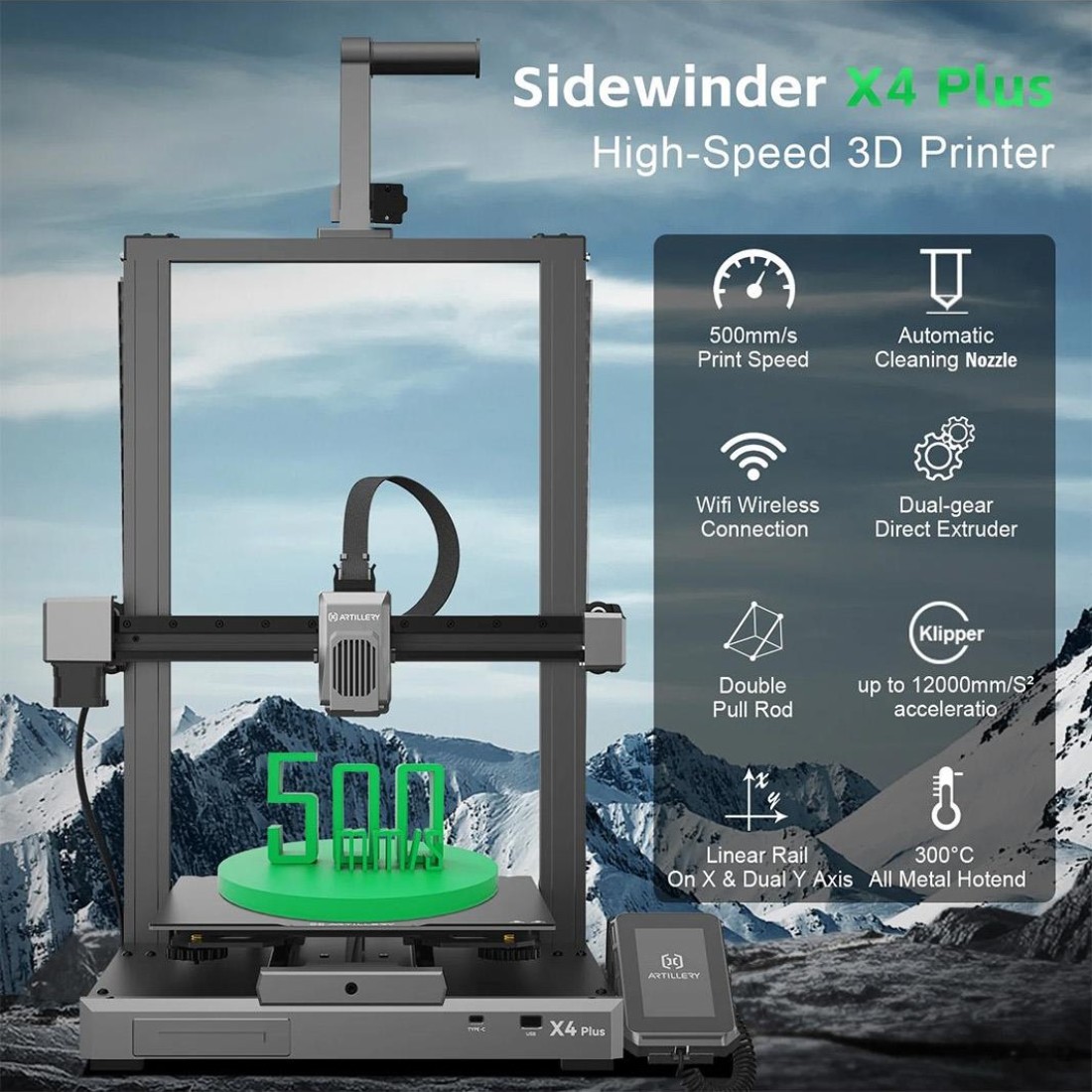 Azym Artillery® Sidewinder X4 Plus- AZYM Teknik