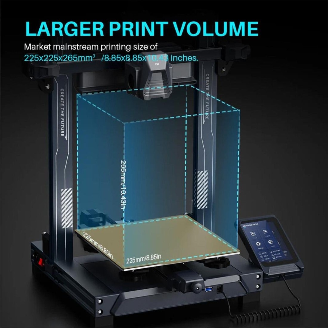 Azym ELEGOO Neptune 4 Pro 3D Yazıcı - AZYM Teknik