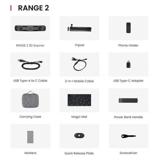 Revopoint RANGE 2 Standard 3D Scanner